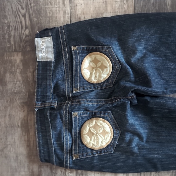 Touch by Alyssa Milano Pittsburgh Steelers Jeans Boot cut Size 27 - Picture 3 of 5